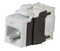 NK6X88MWH-Q, Panduit NetKey Cat6a Punchdown Jack Module, 25 p (MOQ: 25; Increment of 25)