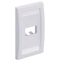 CFPE2BLY, Panduit Faceplate,2Pt,SglGang,Exec, Black  ( MOQ10 ; Increment10 )