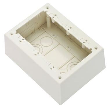 JBP3DWH, Panduit Junction Box,Power, White, 3-gang (MOQ: 1; Increment of 1)