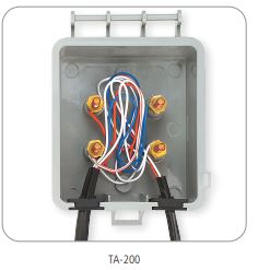 911188-04 AFL TA-200 CLOSURE TWO PAIR Termination Closure, 4 studs, Pack of 45