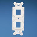 NK2106MFEI, Panduit NK,2Pt,106Duplex,ModFrame, Electric Ivory,  Each (MOQ: 1; Increment of 1)