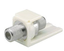 CMFSRIWY, Panduit CouplerModule,F-Type,Self-Term, International White,  Each  ( MOQ1 ; Increment1 )