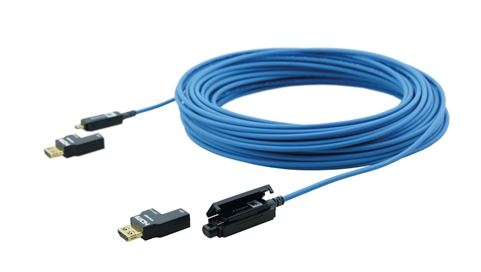 CP-AOCH/XL-33 Cable: Kramer, Active HDMI, Plenum, Fiber Optic Hybrid, 33 Ft.
