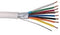 228STR-SPL-DB-WH 22/8 Speaker Cable/Control Cable, 8 Conductor, 22 AWG, Shielded, Plenum, 500 Feet