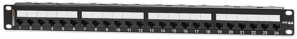 24458MD-C6AC Signamax 24-Port Category 6A MD-series Panel T568A/B Wiring