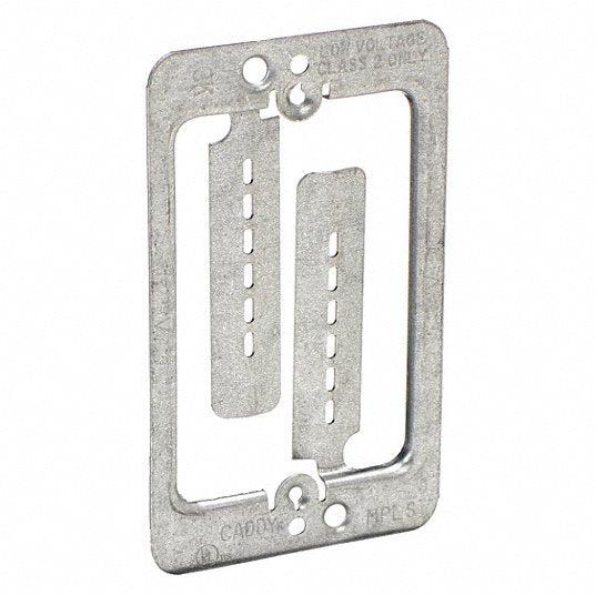MPLS Mounting Bracket: Caddy / Erico, Single Gang, Metal with Screws