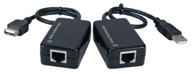 QVS USB-C5 USB CAT5/6 Active Repeater for Up to 165ft