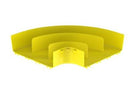 FRRA12X4LYL, Panduit Fitting, Horizontal Right Angle, 12" x 4(MOQ: 1; Increment of 1)