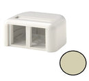 Ortronics OR-404TJ2-13 TracJack Surface Mount Box, Electric Ivory, 2 Port