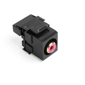 40735-RRE LEVITON RCA 110-Termination Connector, Black Housing, Red