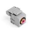 40735-RRG LEVITON RCA 110-Termination Connector, Grey Housing, Red