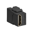 Leviton 40834-00E QuickPort HDMI Coupler Jack Module, Black