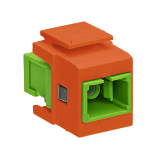 41085-ASO LEVITON QuickPort Simplex SC Adapter, Orange