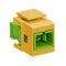 41085-ASY LEVITON QuickPort Simplex SC Adapter, Yellow