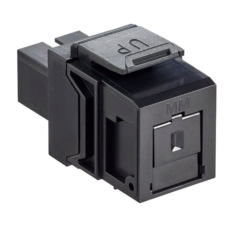 41085-MEC Leviton Quickport Simplex SC Adapter, MM, Black