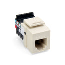 41106-RT6 Modular Jack, Leviton, CAT3, 6P/6C USOC, Lt. Almond