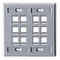 42080-12G LEVITON QuickPort Wallplate12-Port, Dual-Gang, Grey
