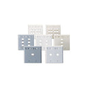 42080-2WP LEVITON QuickPort Wallplate 2-Port, Dual-Gang, White