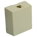 4625A-26I Surface Mount Biscuit Box, Leviton, RJ11, Screw Terminals, Ivory