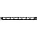 49255-L24 LEVITON QuickPort Patch Panel, Lens Label Holder, 24-Port, 1 RU