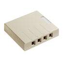 4S089-4IP LEVITON SMBOX 4 PORT SHLD IV
