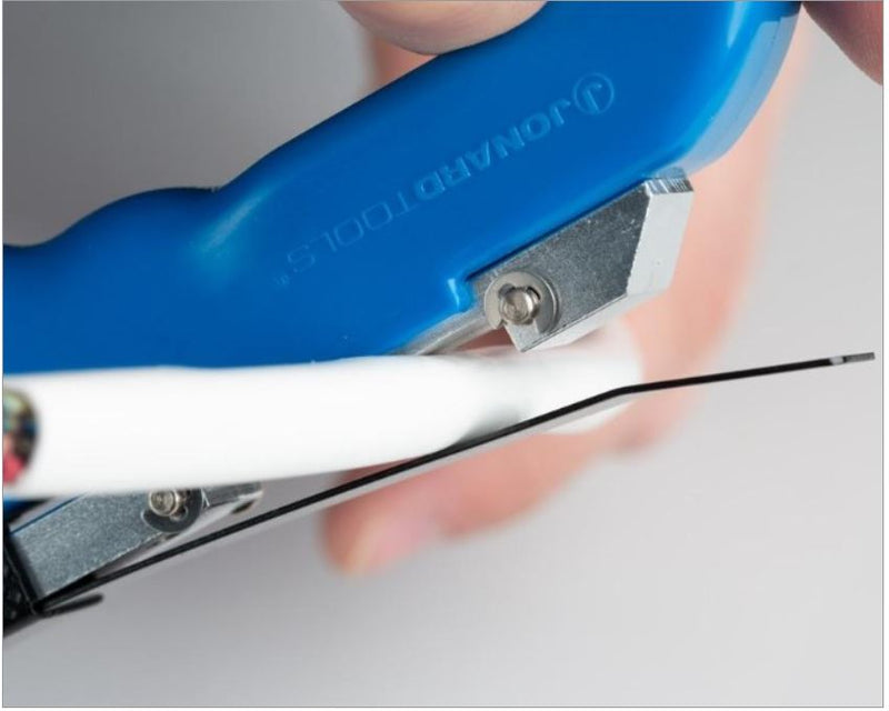 JIC-4366 Cable Slit & Ring Tool: Jonard, Fiber Optic Jacket 3/16"- 1/2" Diameter