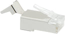 Platinum Tools 106192C RJ45 Cat6A 10 Gig Shielded Connector, w/Liner. 50/Clamshell. Pack of 50