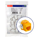 5G110-BY5 LEVITON UTP QuickPort Connector, Cat 5e, Pack 25, Yellow