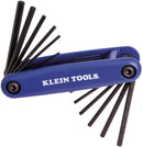 70573 Klein Tools Hex Key Set, Grip-It 12 Key, Inch & Metric Measures