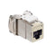 61SJK-SI6 LEVITON QuickPort Connector, Cat 6, Shielded, Ivory
