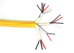 ACC-PL-1K-YL Multi-AWG Access Control Cable, Partially Shielded, Plenum, 1000 Feet - Yellow