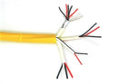 ACC-PL-DB-YL Multi-AWG Access Control Cable, Partially Shielded, Plenum, 500 Feet - Yellow