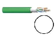 Belden 10GXS13 0091000 10GXS Small Diameter, CAT6A Cable, Plenum, 1000 Ft - White