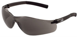 BH543AF Safety Glasses: Bullhead Piranha, Black Frame with Smoked, Anti-Fog Lens