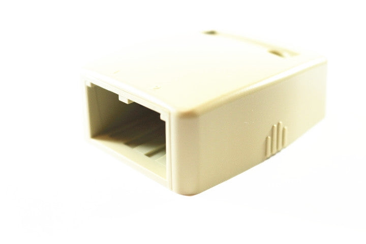Panduit CBXQ2EI-A Mini-Com Low Profile 2 Port Quick Release Cover Surface Mount Box, Electric Ivory