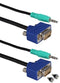 CC388MA-06 Cable: VGA / 3.5mm Stereo Combo, Male / Male, 6 Ft.