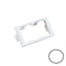 Panduit MIWBAWH Dual to Single Gang Reducer Mini-Com Adapter, White