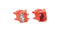 CJLRCAPRD-X, Panduit Mini-Com CAT5E, Left/Right, 45 Degree, Wirecap, Red (MOQ: 10; Increment of 10)