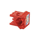 CJRCAPRD, Panduit Mini-Com Right Angle Wire Cap: for use with TX5e Series Modular Jacks - Red (MOQ: 10; Increment of 10)