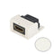 CMHDMIIW, Panduit Mini-Com Modular Jack: HDMI Coupler - International (Off) White (MOQ: 1; Increment of 1)