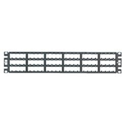 CPP72FMWBLY, Panduit Patch Panel,72Pt,MF Mount, Black (MOQ: 1; Increment of 1)