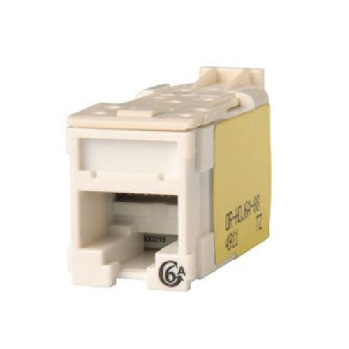 OR-HDJ6A-88 Ortronics ORTRONICS High Density Jack, Cat 6A, T568A/B, White (MOQ: 20)