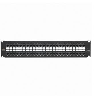 6910G-U48 Patch Panel, Leviton QuickPort, 48 Port, Modular (kitted with CAT6A jacks), Rack Mount