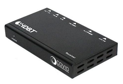 Covid RBH-200 HDBaseT Slim Box Rx with Rs232, 70m