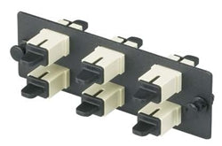 Panduit FAP6WEISCZ 6 Simplex SC Ports (6 Fibers) Multi-Mode OM1 Coupler Panel
