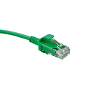 6H460-20G Mini Patch Cable, Leviton High-Flex HD6, CAT6, 20 Ft., Green