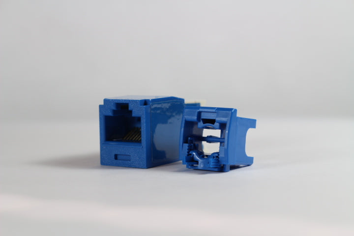 Panduit CJ6X88TGBU-24 Mini-Com CAT6A TX6A 10Gig RJ45 Jack Module, Blue ...
