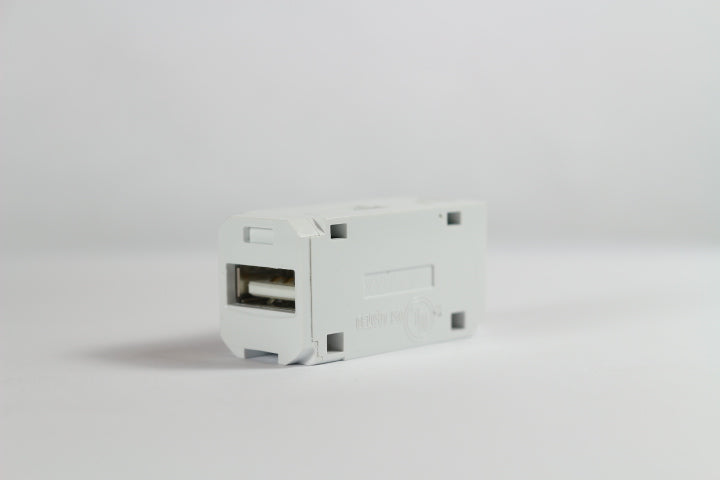 Panduit CMUSBAAWH Mini-Com USB Coupler Jack Module, White