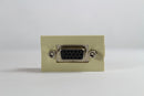 Panduit CHD15HDCEIY Mini-Com VGA Coupler Jack Module, Electric Ivory