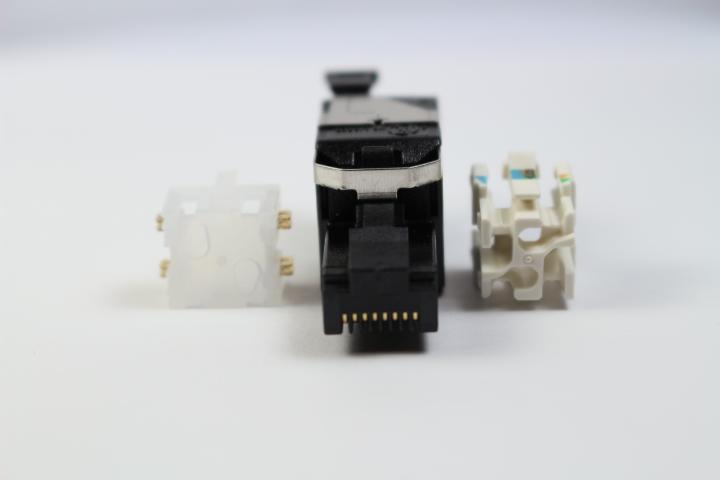 Belden RVAFPUBK-S1 CAT6A RJ45 REVConnect/KeyConnect 8 Position / 8 Con ...